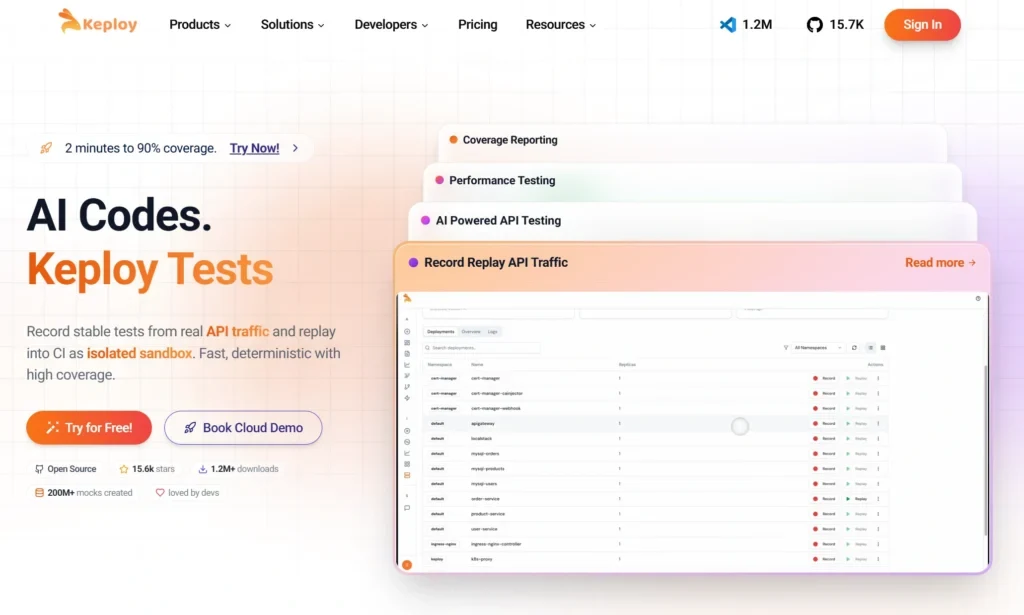 Keploy test automation platform overview