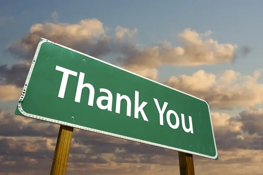 Thank you image