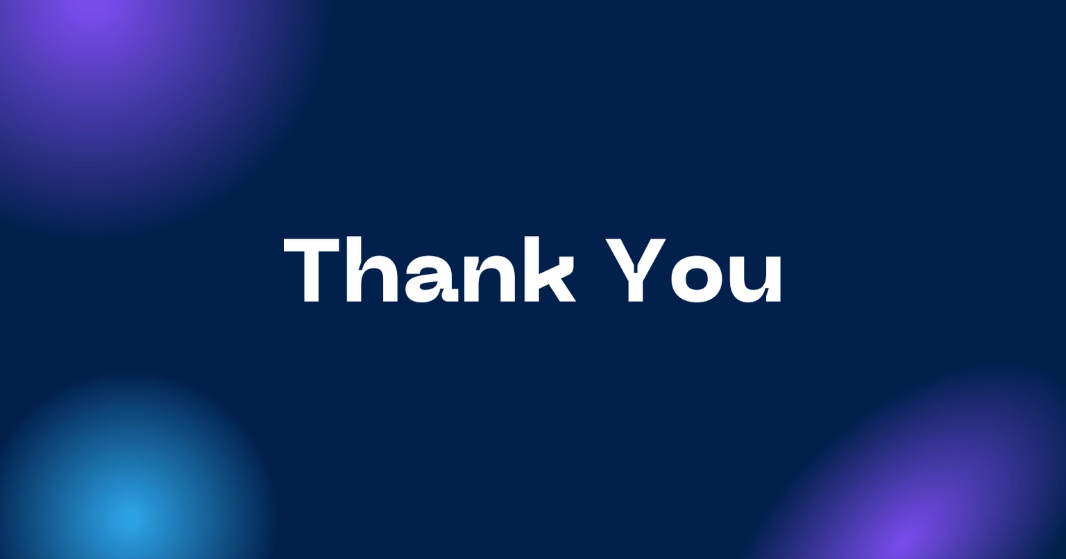 Thank you graphic for JavaScript Objects vs JSON blog