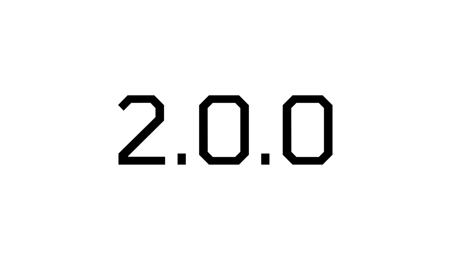 Major version breaking change diagram