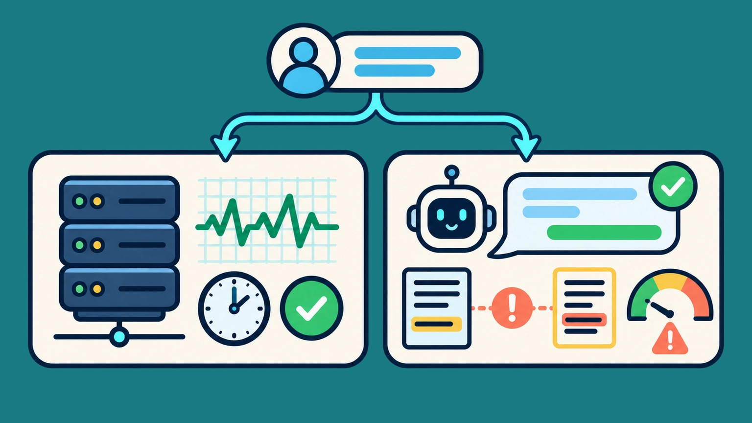 Why standard monitoring misses AI quality failures