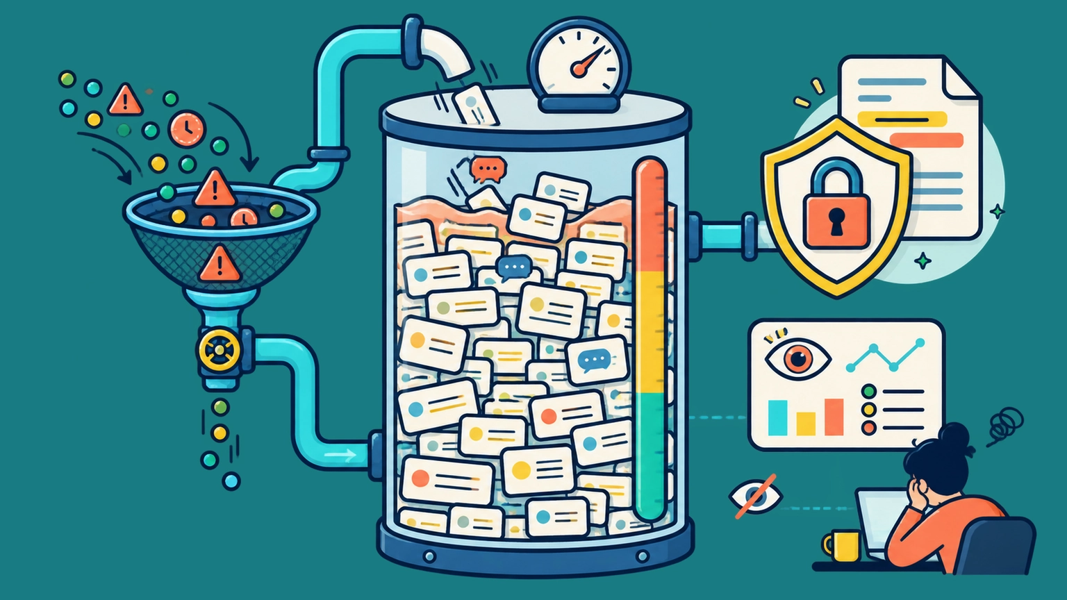 The storage, privacy, and attention costs of observability