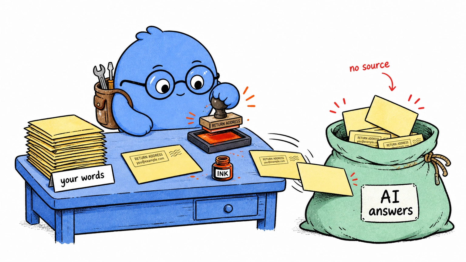 AI search engines extracting content without source attribution