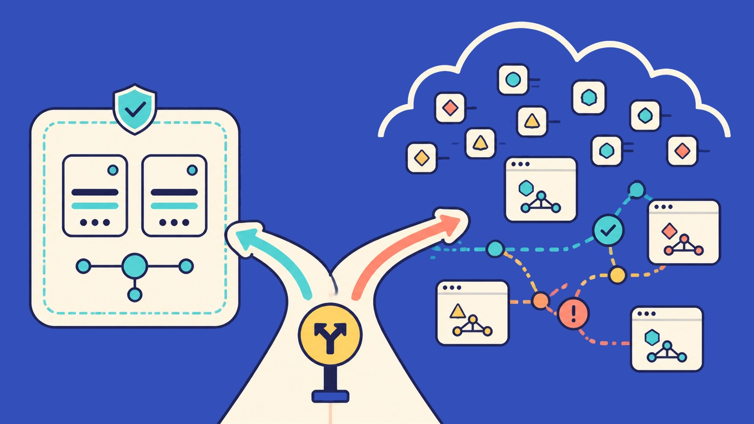 Simple services can stay simple; AI traffic needs adaptation